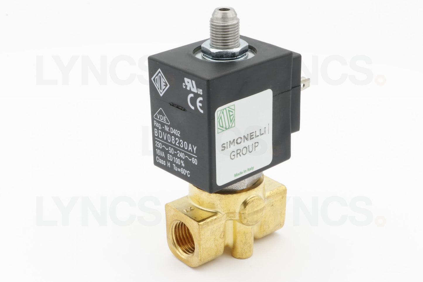 3-Way Solenoid 1/4-1/4 1/8 240V 50/60Hz