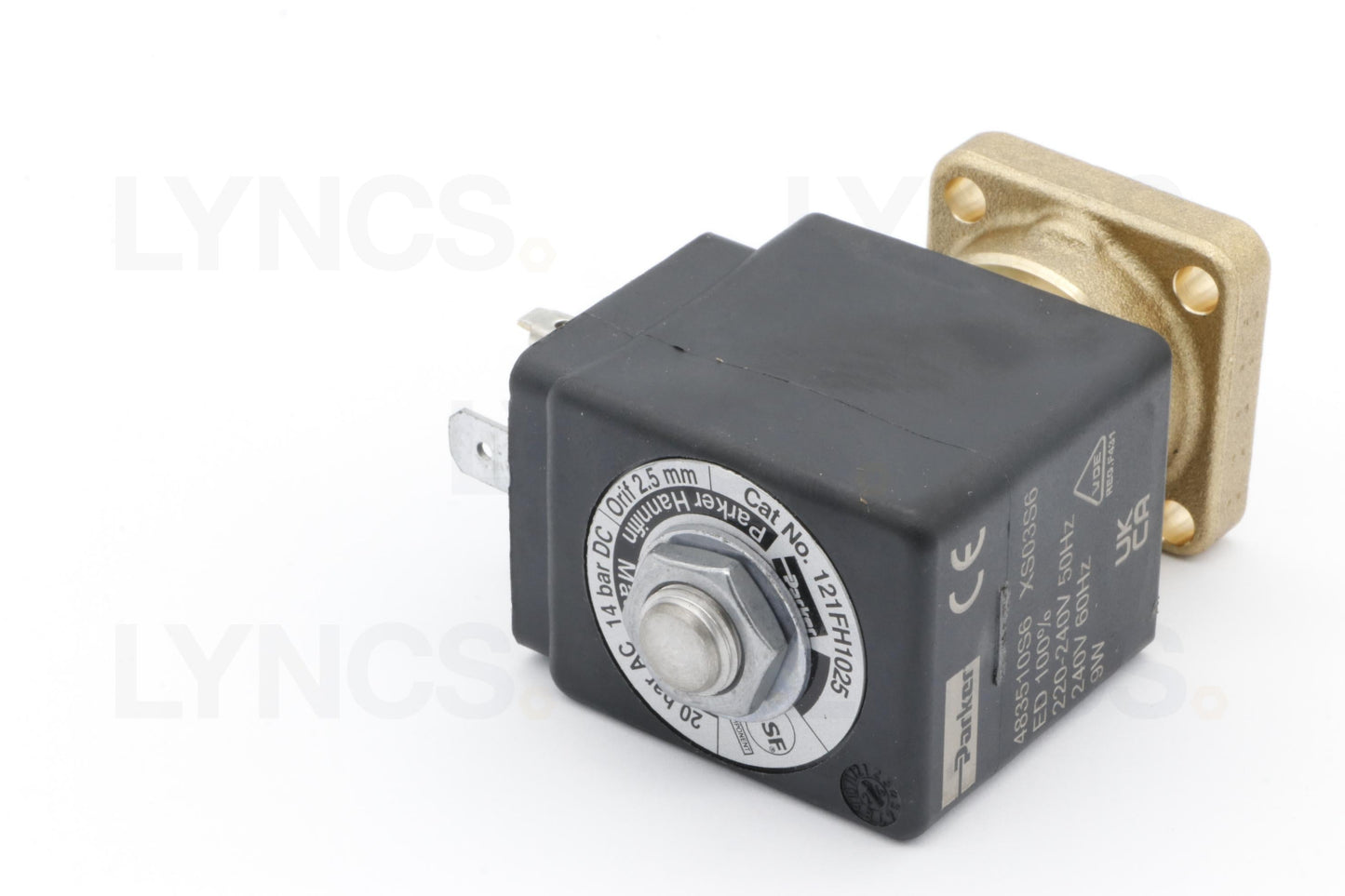 2-Way Solenoid Valve Parker 230V 50/60Hz