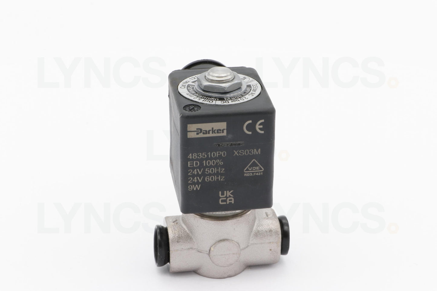 2 way 24vdc Solenoid Viton seal 1/4"
