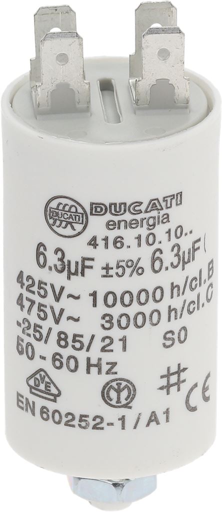 Capacitor Ducati Energia 6.3µF 450V