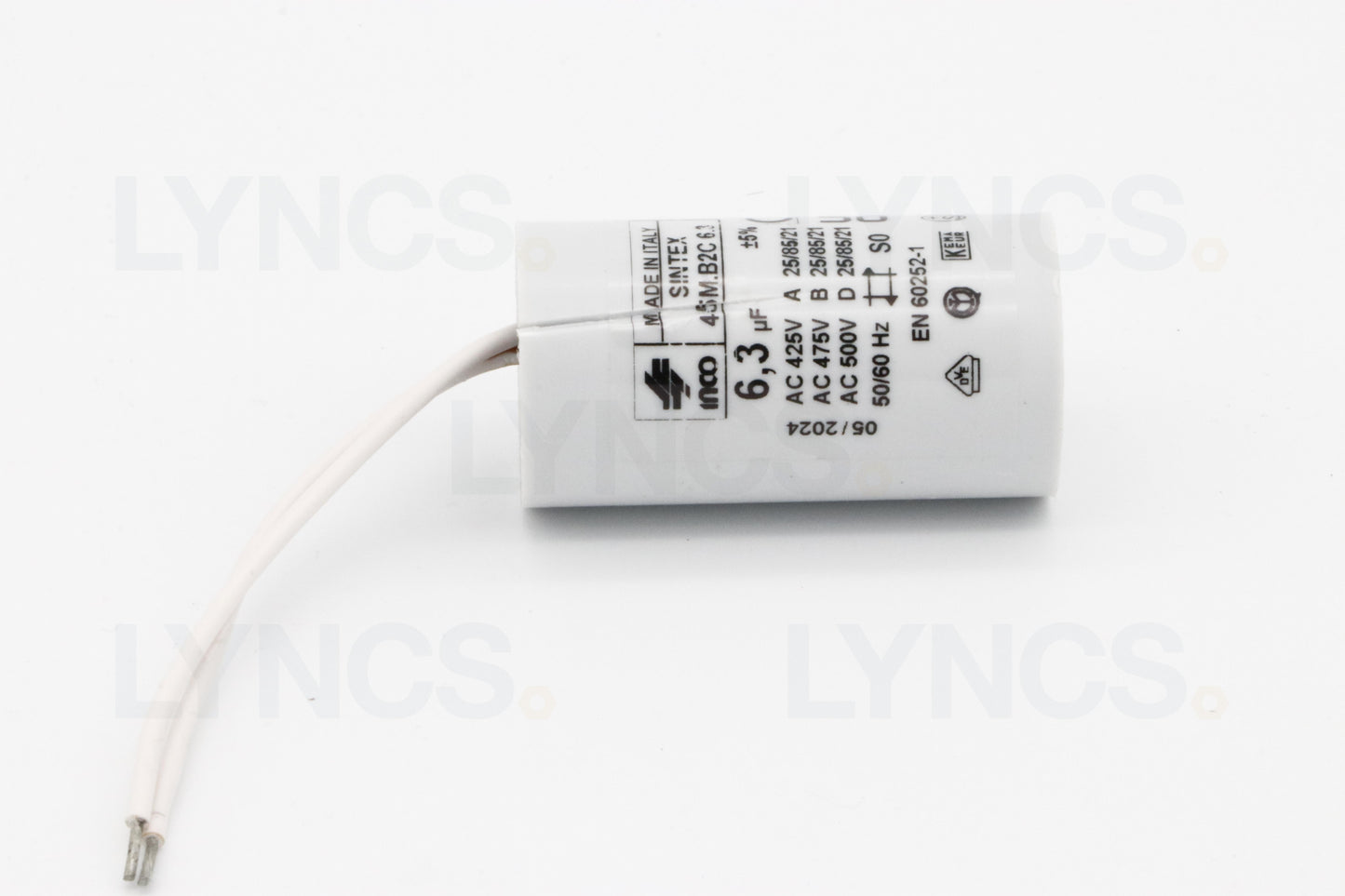 CONDENSATORE 6.3 MF 450VL MOT.P.300W 230V - product photo