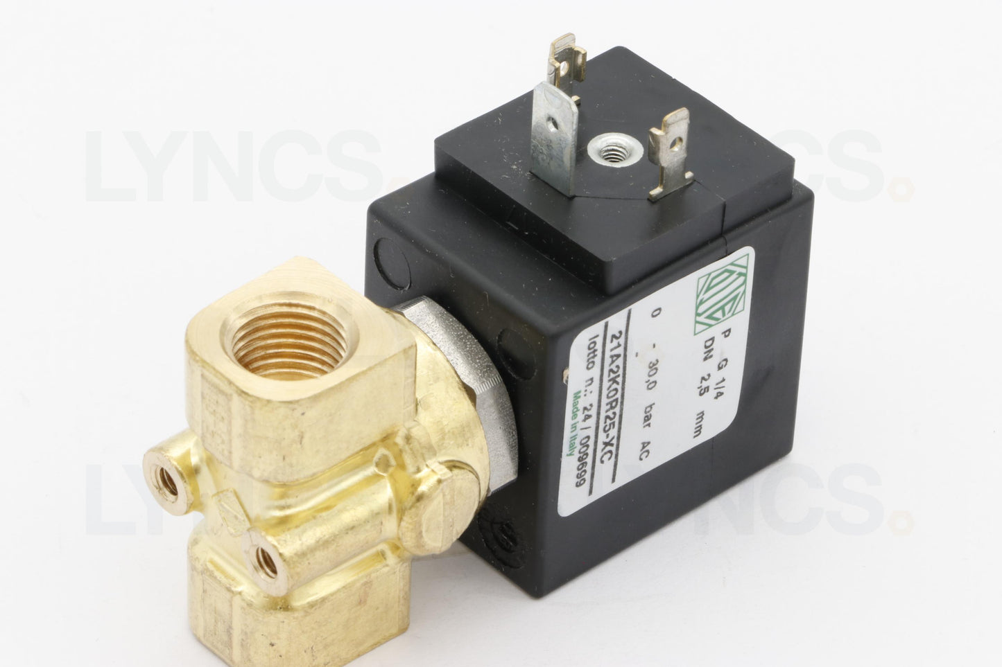 2-Way Solenoid 1/4-1/4 220-230V 50/60Hz F3 CE - LYNCS photo 15