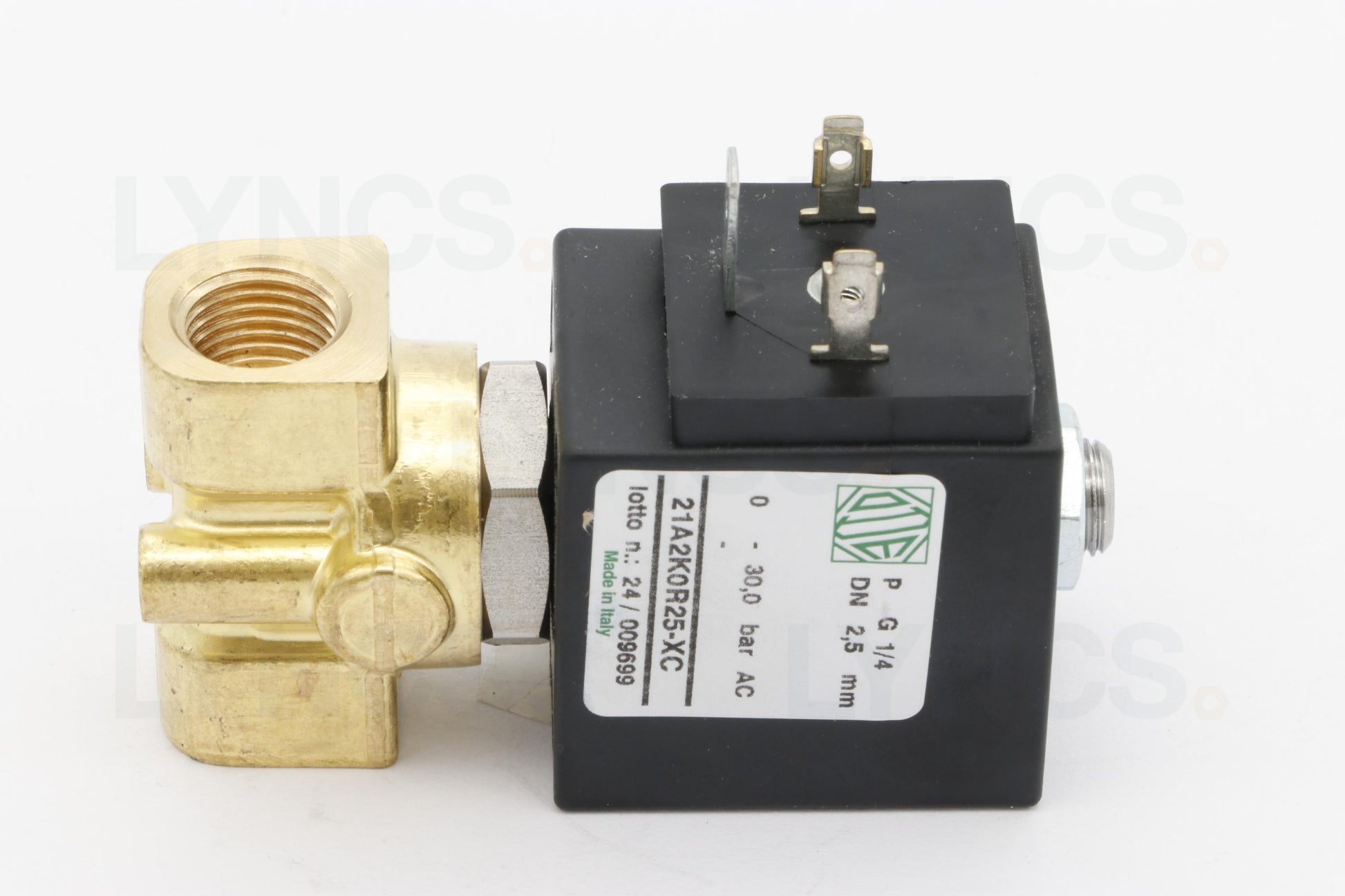 2-Way Solenoid 1/4-1/4 220-230V 50/60Hz F3 CE - LYNCS photo 19