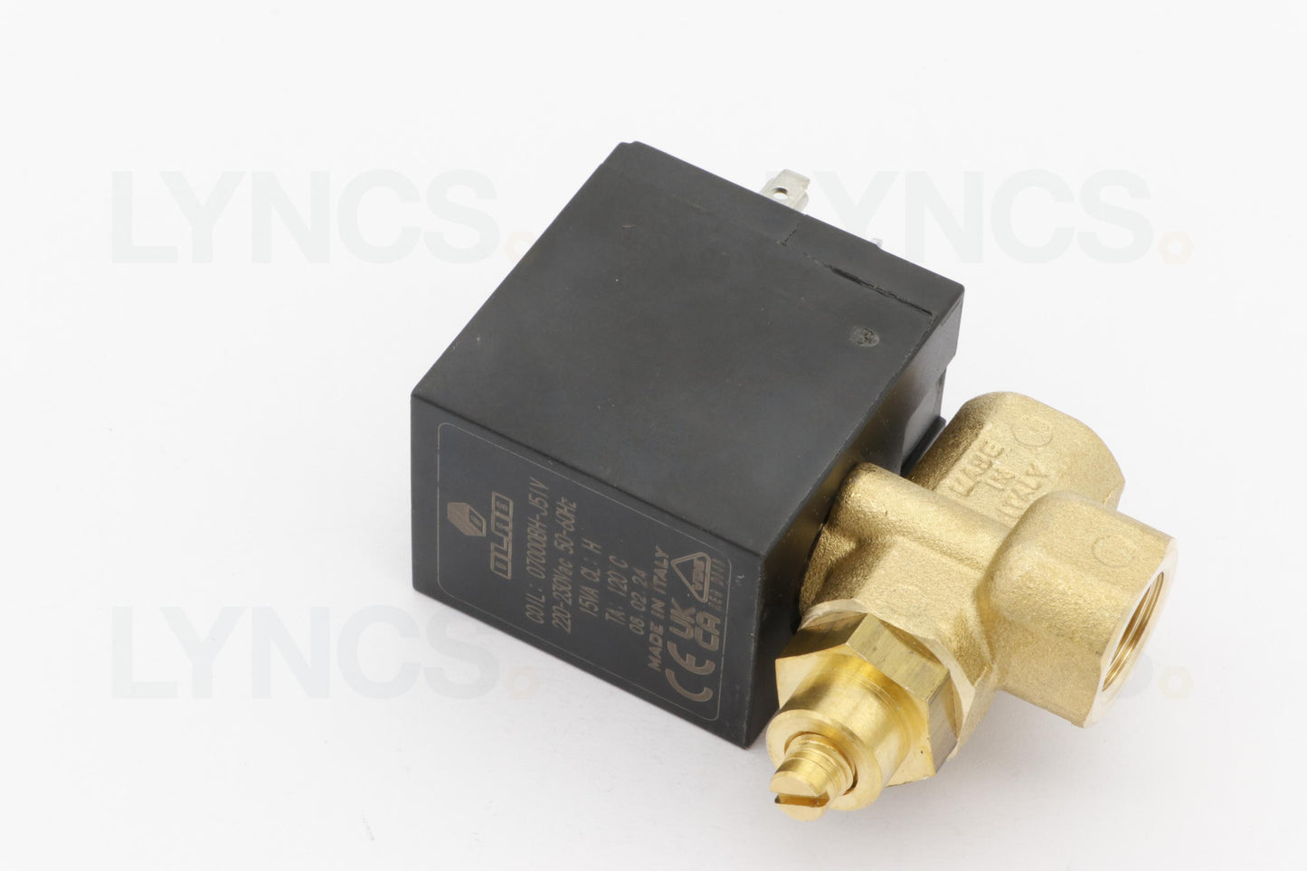 3WAY SOLENOID 1/4 REGUL 90° 230V50/60Hz F3 CE