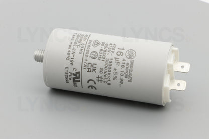 16mF 450V Capacitor with Faston Connectors - LYNCS photo 1