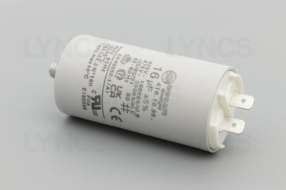 16mF 450V Capacitor with Faston Connectors - LYNCS photo 2