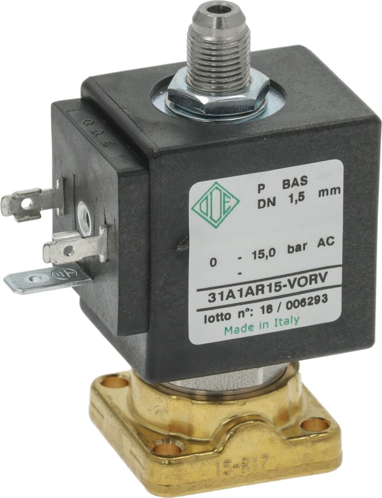 230V 3-Way Solenoid Valve ODE 8W - 1.5mm Orifice