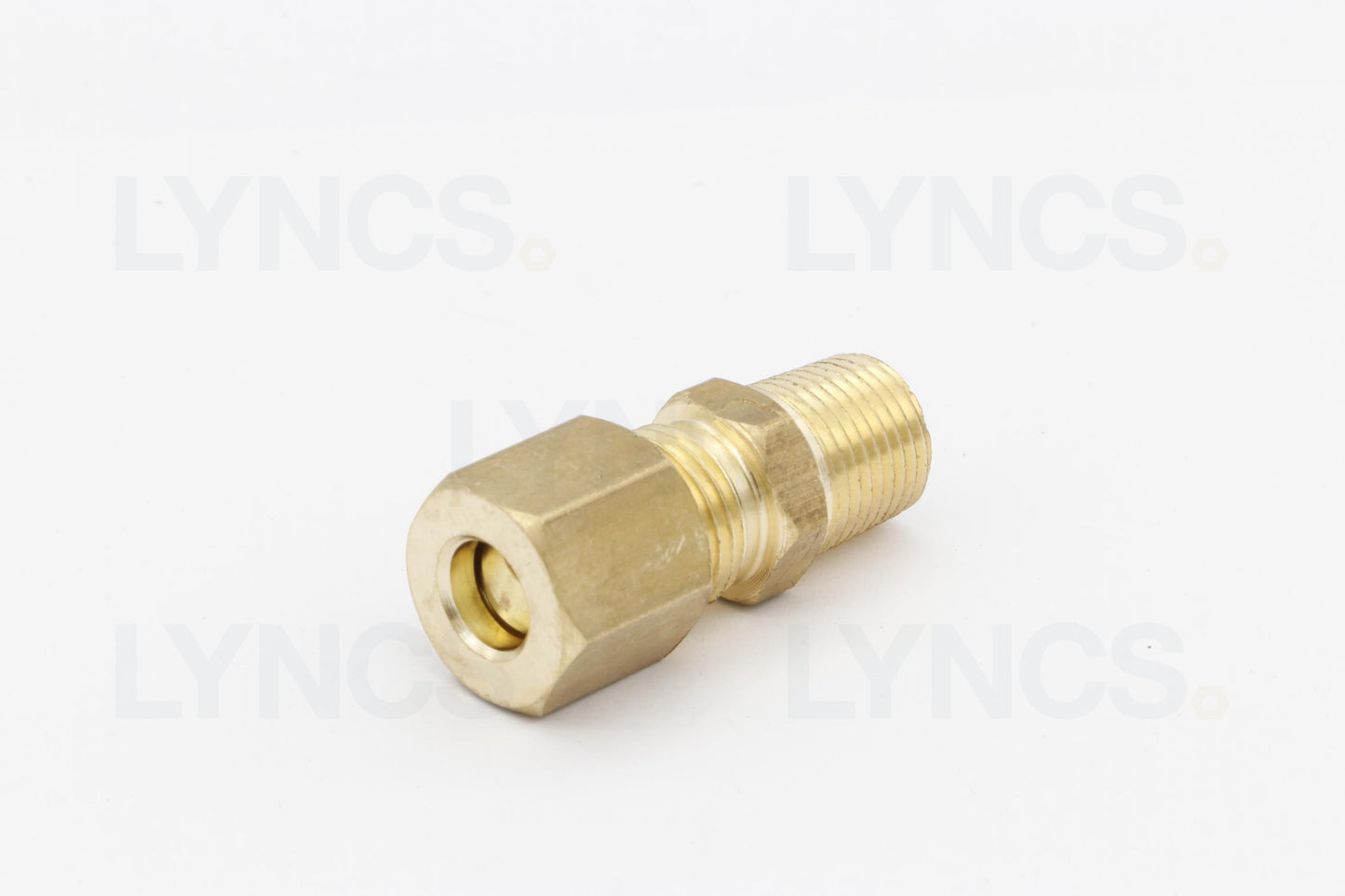 Adapter, 1/4 Comp x 1/8 MNPTF,LF Brass | SLAYER