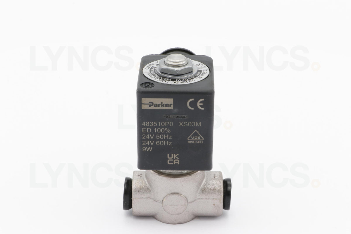 2 way 24vdc Solenoid Viton seal 1/4" - LYNCS photo 1