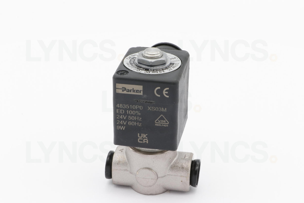 2 way 24vdc Solenoid Viton seal 1/4" - LYNCS photo 2