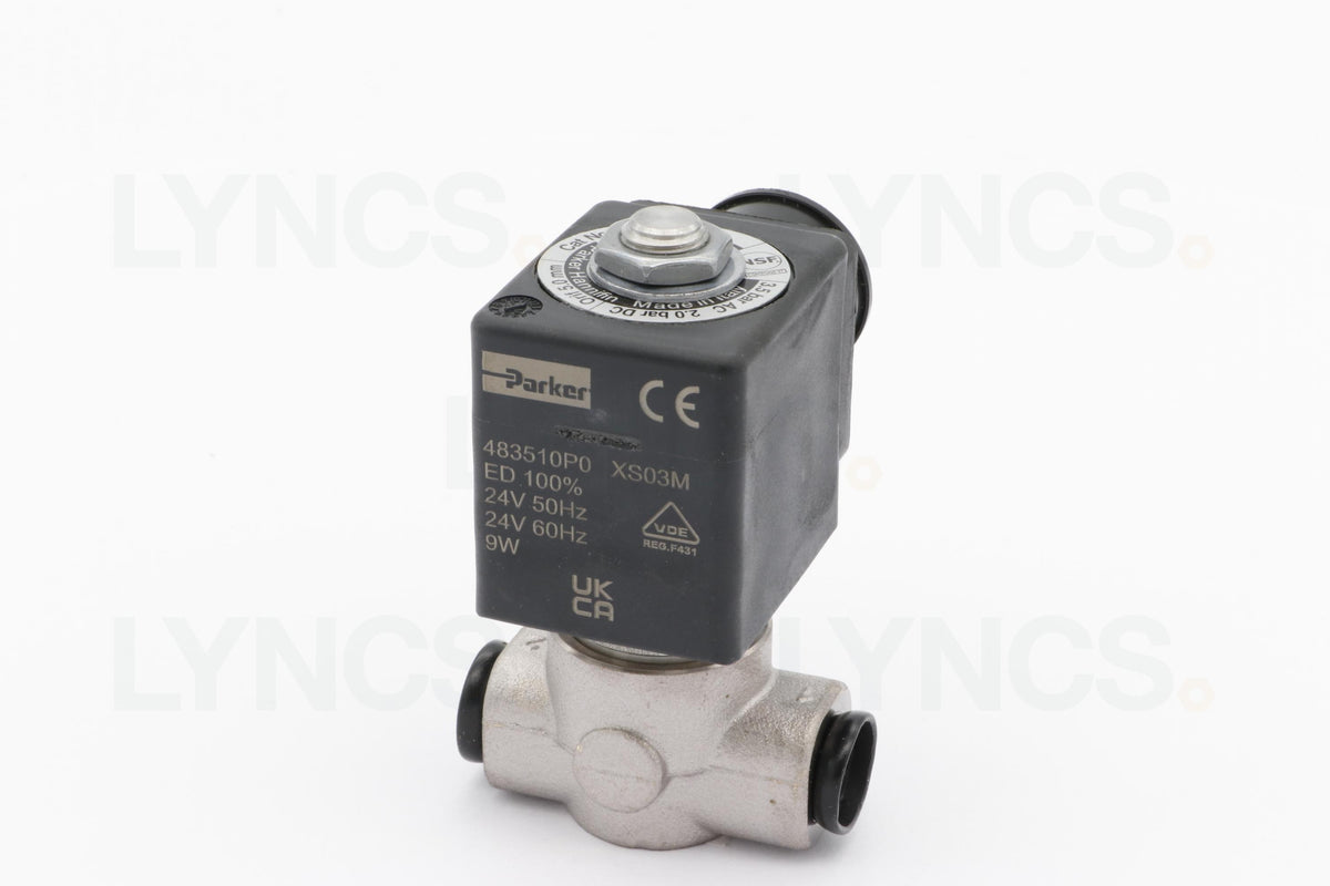 2 way 24vdc Solenoid Viton seal 1/4" - LYNCS photo 3