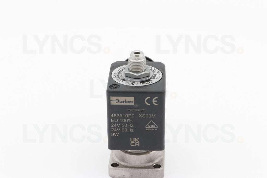 3 Way Solenoid - Flat Base 14.5b 24V 50/60Hz RUB