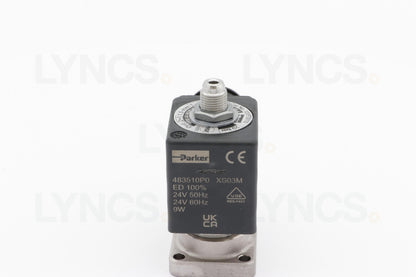 3 Way Solenoid - Flat Base 14.5b 24V 50/60Hz RUB