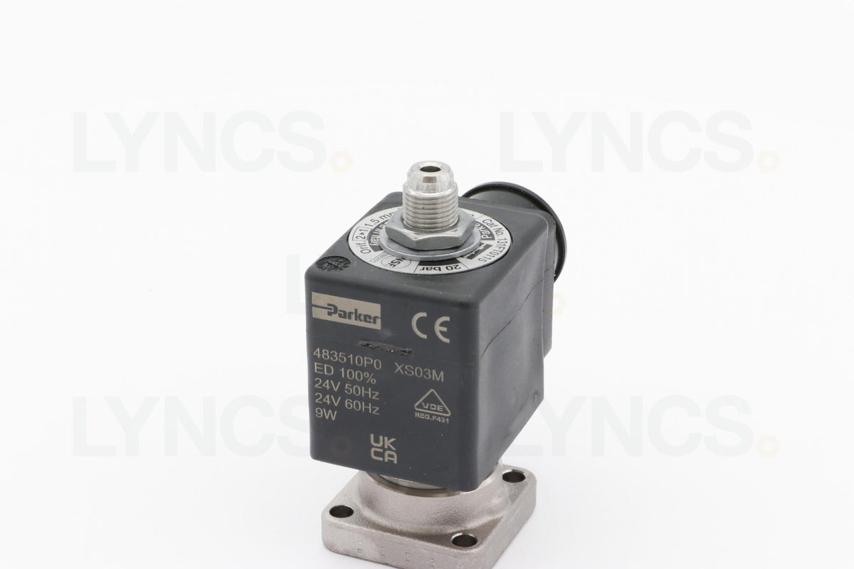 3 Way Solenoid - Flat Base 14.5b 24V 50/60Hz RUB - LYNCS photo 18