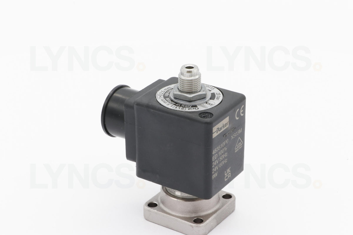 3 Way Solenoid - Flat Base 14.5b 24V 50/60Hz RUB - LYNCS photo 46