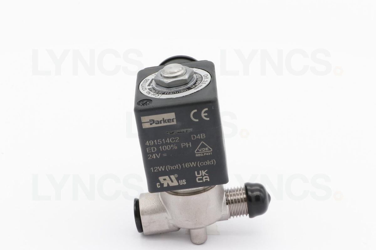 2 way 1/4" FKM Parker Solenoid Ø2.5 mm - LYNCS photo 1