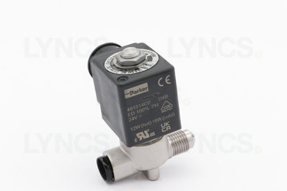 2 Way solenoid valve - Ø5 mm 1/4 M/F FKM Parker 24vDC