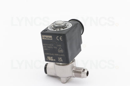 2 Way solenoid valve - Ø5 mm 1/4 M/F FKM Parker 24vDC - LYNCS photo 5