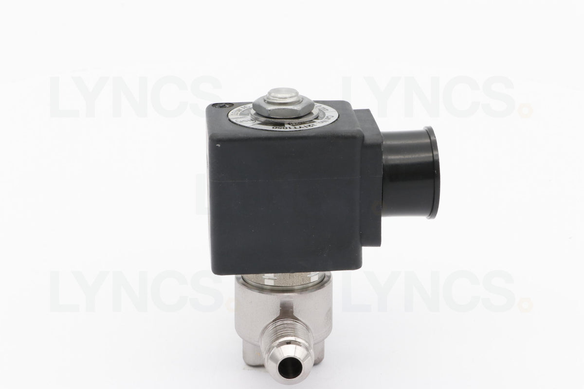 2 Way solenoid valve - Ø5 mm 1/4 M/F FKM Parker 24vDC - LYNCS photo 11