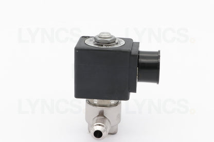 2 Way solenoid valve - Ø5 mm 1/4 M/F FKM Parker 24vDC - LYNCS photo 12