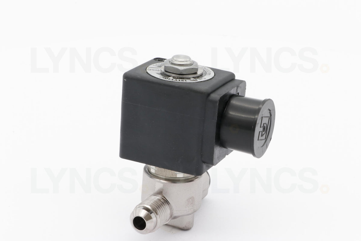 2 Way solenoid valve - Ø5 mm 1/4 M/F FKM Parker 24vDC - LYNCS photo 14