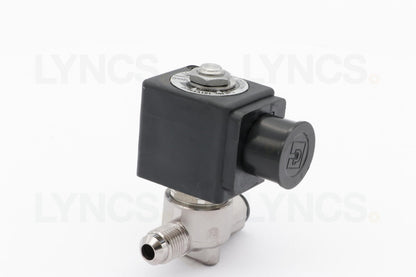 2 Way solenoid valve - Ø5 mm 1/4 M/F FKM Parker 24vDC - LYNCS photo 15