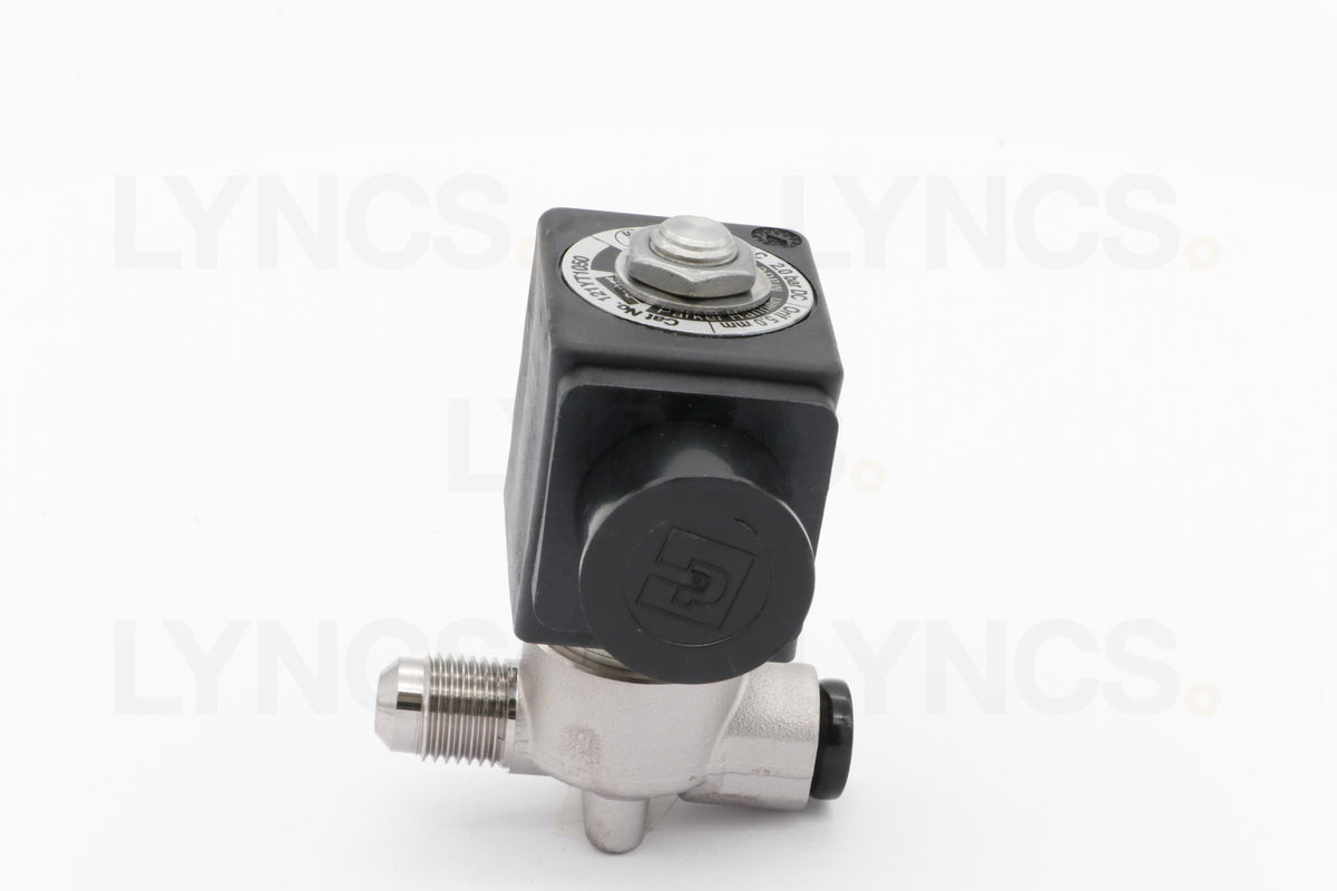 2 Way solenoid valve - Ø5 mm 1/4 M/F FKM Parker 24vDC - LYNCS photo 20