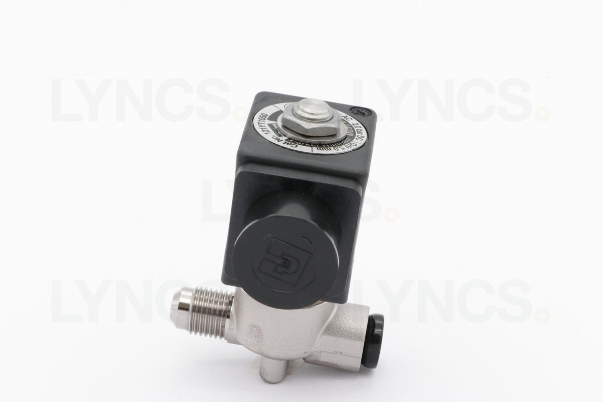 2 Way solenoid valve - Ø5 mm 1/4 M/F FKM Parker 24vDC - LYNCS photo 21