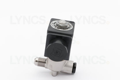 2 Way solenoid valve - Ø5 mm 1/4 M/F FKM Parker 24vDC - LYNCS photo 21