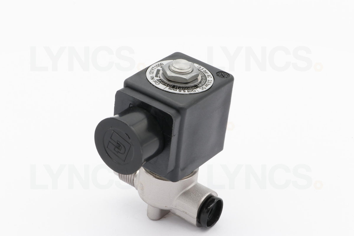 2 Way solenoid valve - Ø5 mm 1/4 M/F FKM Parker 24vDC - LYNCS photo 24