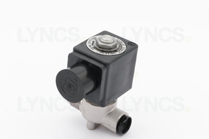 2 Way solenoid valve - Ø5 mm 1/4 M/F FKM Parker 24vDC - LYNCS photo 24
