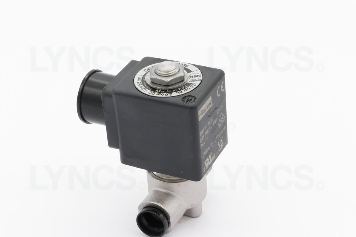 2 Way solenoid valve - Ø5 mm 1/4 M/F FKM Parker 24vDC - LYNCS photo 32