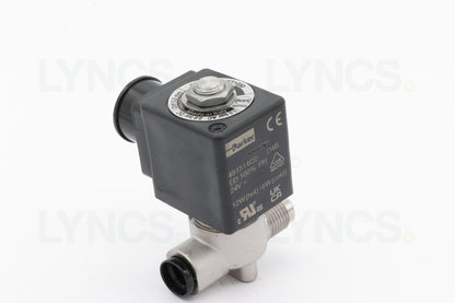 2 Way solenoid valve - Ø5 mm 1/4 M/F FKM Parker 24vDC - LYNCS photo 34