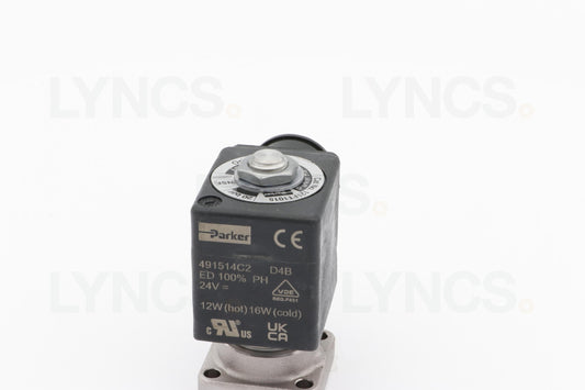 24v DC Parker Solenoid 2 way flat base - LYNCS photo 1