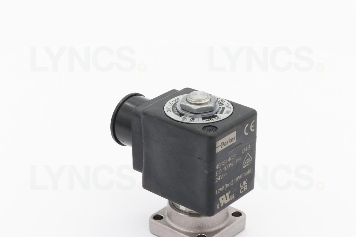 24v DC Parker Solenoid 2 way flat base - LYNCS photo 31