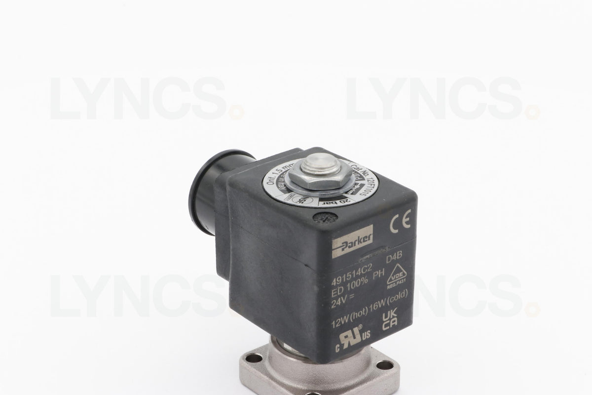 24v DC Parker Solenoid 2 way flat base - LYNCS photo 32
