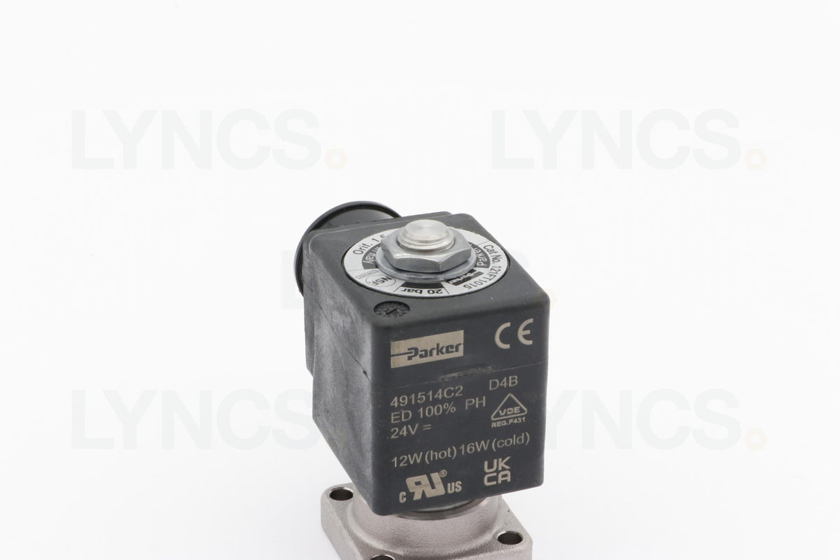 24v DC Parker Solenoid 2 way flat base - LYNCS photo 34