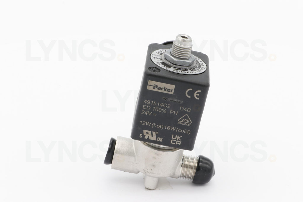 3 way Solenoid Valve Ø 3mm 1/4 Connection 24vdc