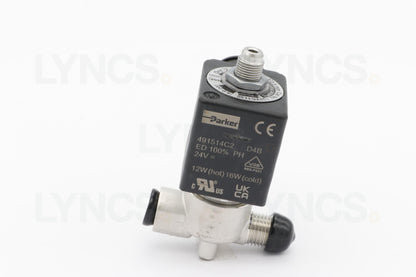 3 way Solenoid Valve Ø 3mm 1/4 Connection 24vdc