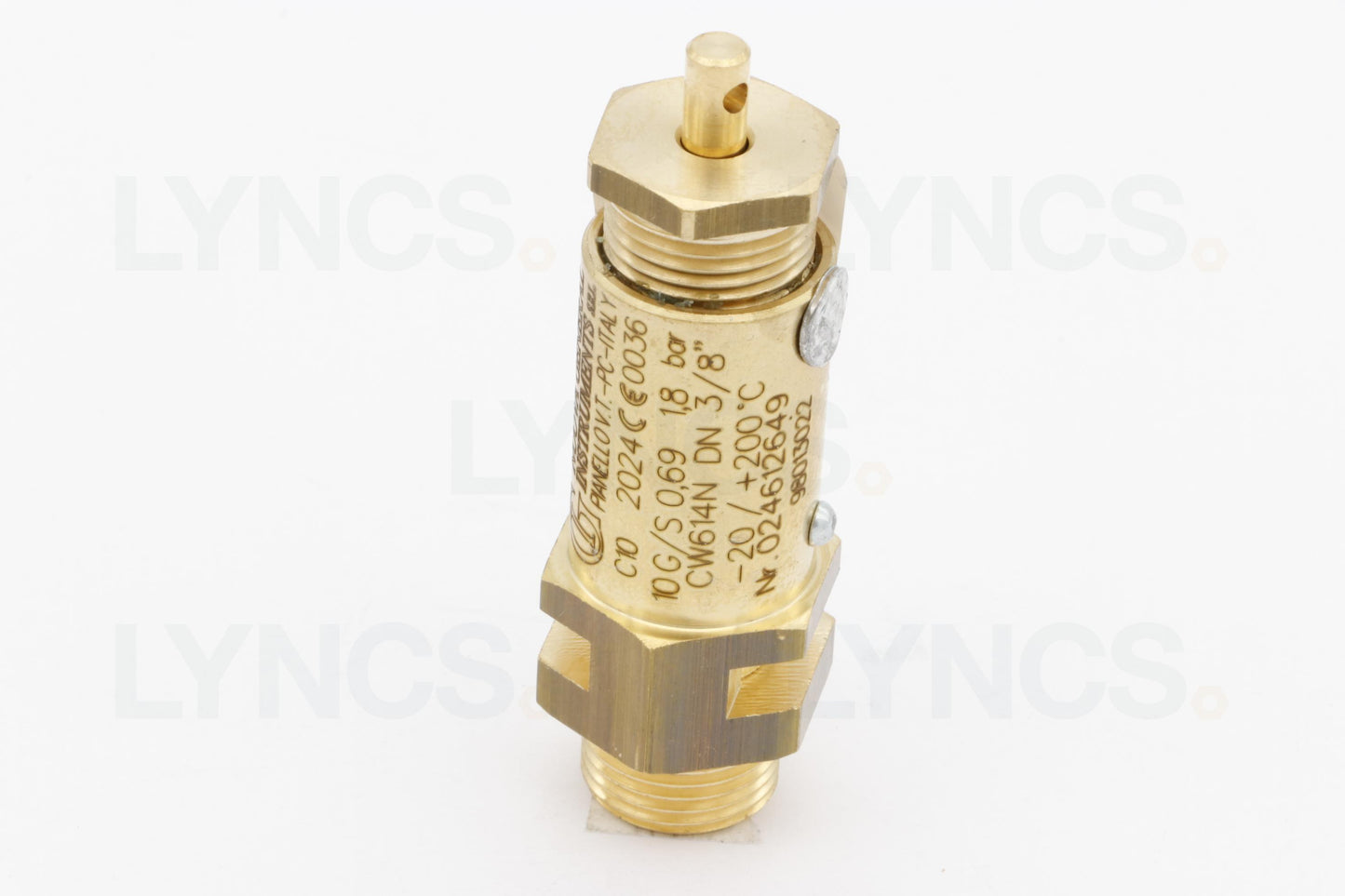 SAFETY VLVE C10 1,8 BAR 3/8" VITON 97/23/CE CAT.IV H1OT-58