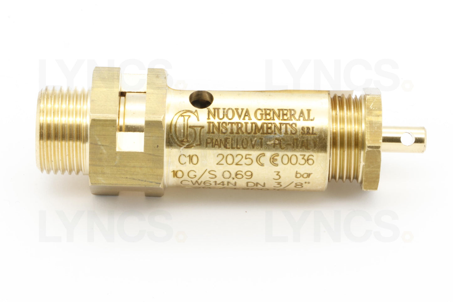 Safety Valve C10 3BAR 3/8" Viton