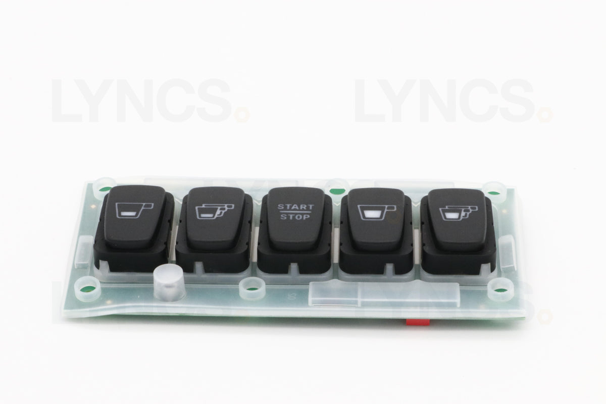 5-OPTION COFFEE BUTTON PANEL