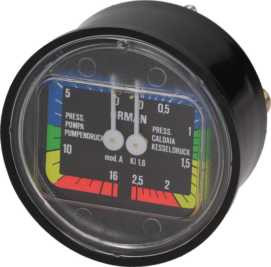 Boiler-pump PRESSURE GAUGE Ø 63 mm  5/0, 70 mm, boiler pump pressure gauge 63 mm