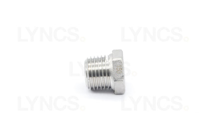 Stainless Steel Hex Plug 1/4"
