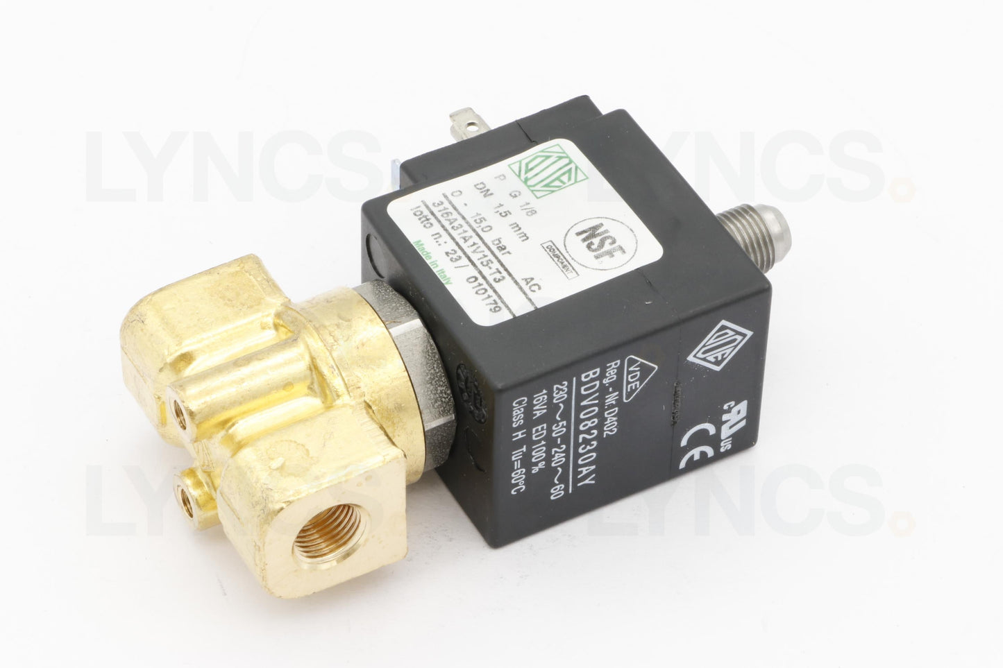 3-Way Solenoid Valve ODE Ø 1/8" 230V 8W