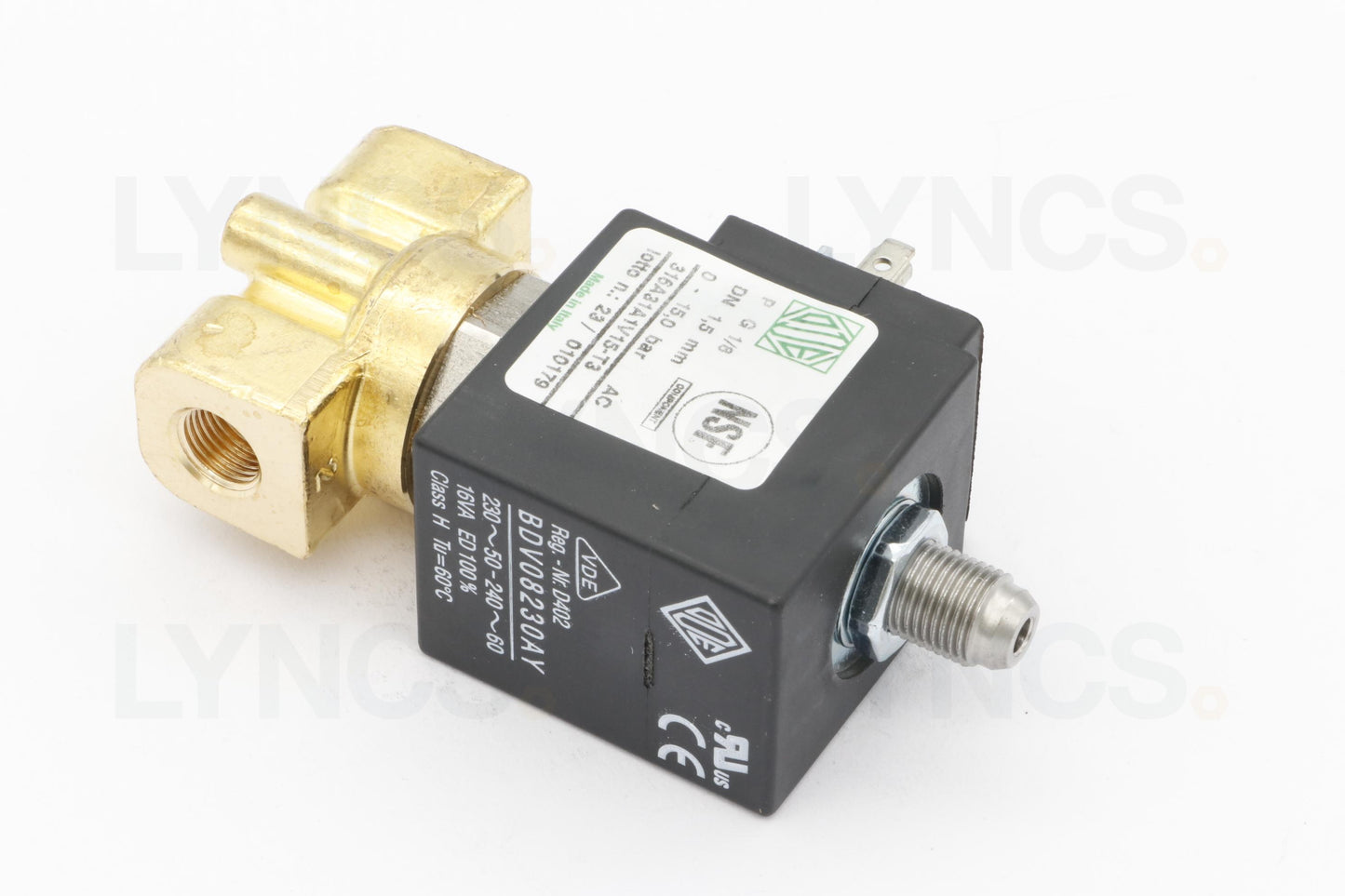 SOLENOID VALVE ODE 3-WAY ø 1/8" 230V 8W