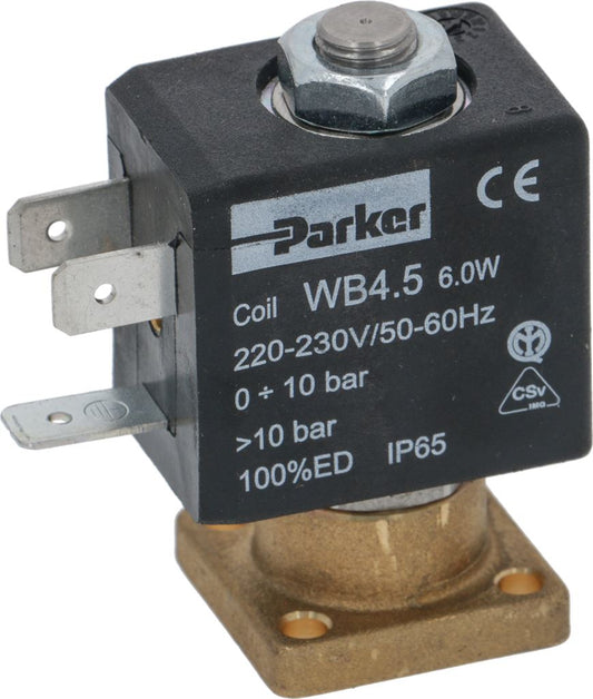 Solenoid VALVE PARKER 2-WAY 230V 50/60Hz — 1/8", 2.5 mm, 230V, solenoid valve parker 2 way 230v 50 60hz