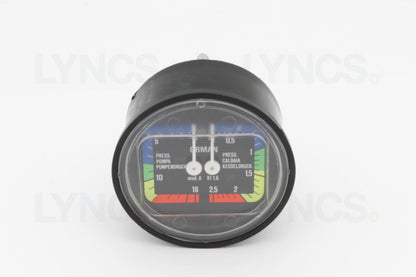 63mm Boiler Pump Pressure Gauge 0-16 Bar