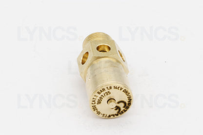 Safety Valve 3/8"M 1.8bar CE-PED