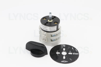 SELECTOR SWITCH 0-1- POSITIONS 20A 690V